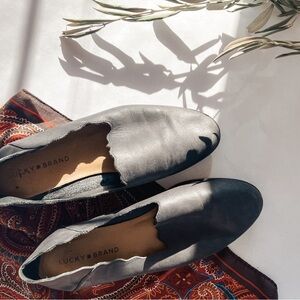 Lucky Brand Black Leather Loafers